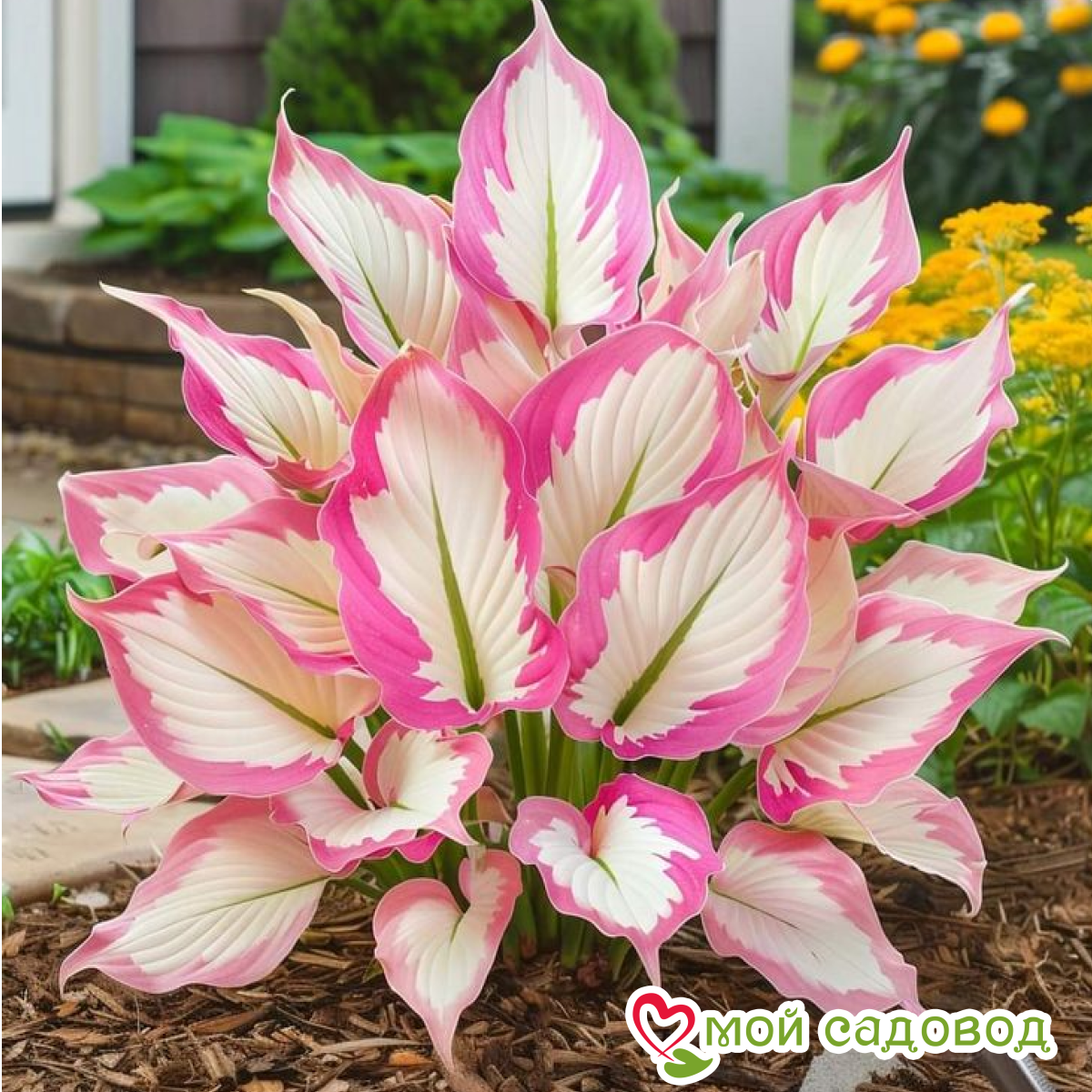 Хоста Розовая Симфония